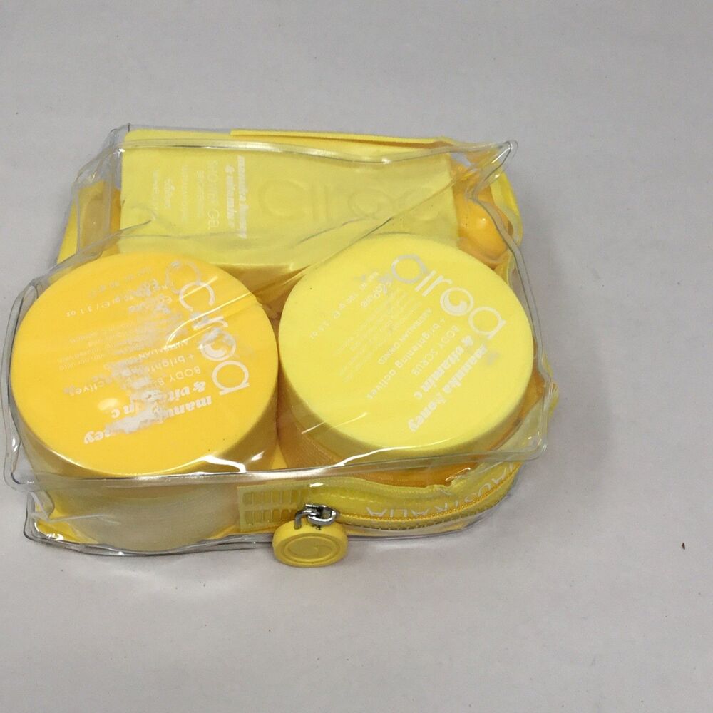 Ciroa Glowing Manuka Honey & Vitamin C Shower Gel, Body Scrub & Body Butter Set